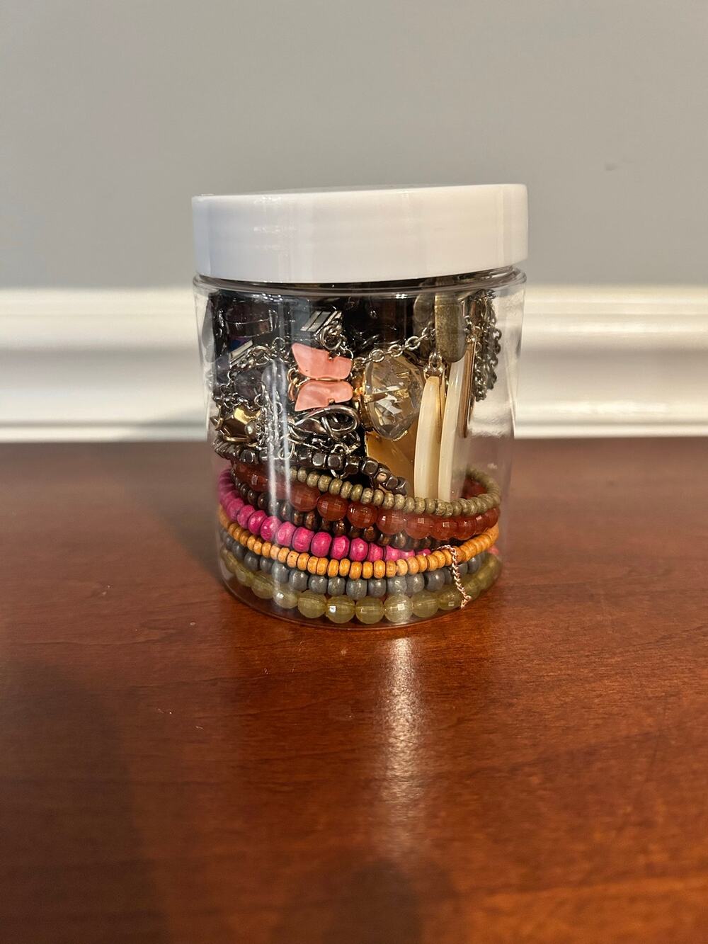 Vintage Mystery Jewelry Jar 8 oz | Packed Wearable Unboxing Lot